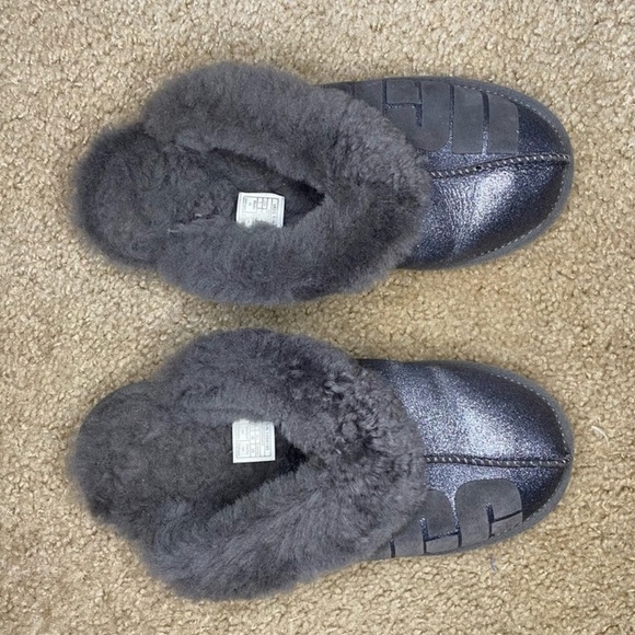 UGG Coquettes Big Logo Sparkle Women’s Slippers Size 7 - Picture 1 of 4